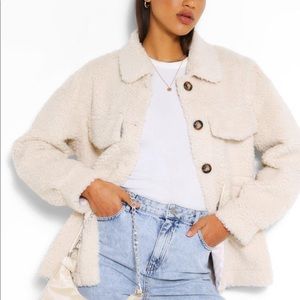 New Teddy  Faux Fur Shacket